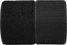 Sew on Hook and Loop Tape 2 Inch Wide,6.5 Feet Non-Adhesive Back Hook and Loop S