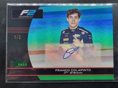 Franco Colapinto 2024 Formula 1 Paddock Pass Signatures Card    1/2   /2  #95703