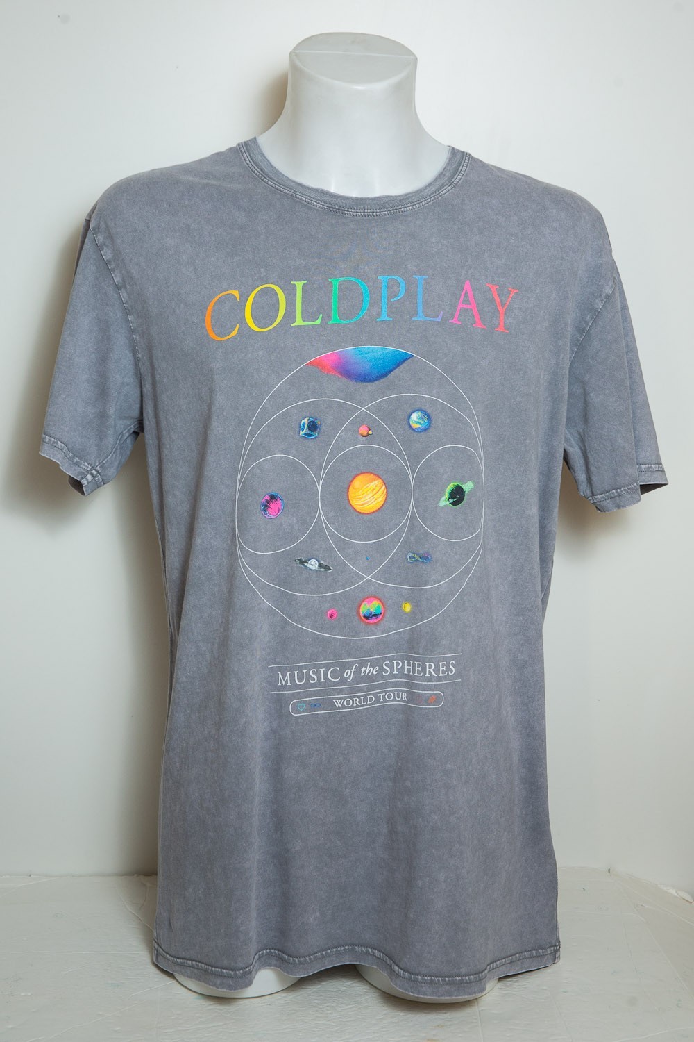Coldplay World Tour 2023 Music Of Spheres T-Shirt Band T Größe Medium Coldplay World Tour 2023 Music Of Spheres T-Shirt Band T Größe Medium