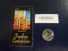 Van Gogh Chair by Vincent Van Gogh 2011 Republique Centrafricaine Stamp