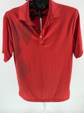 Ben Hogan Performance Men's Size Small Red / Black Short Sleeve Polo Golf Shirt