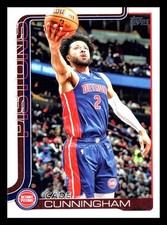 2025-26 Topps #40 Cade Cunningham Detroit Pistons Basketball Card