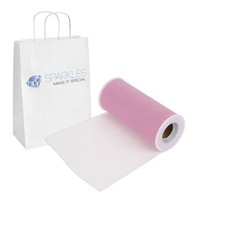 10 pcs Mauve 6" x 25 Yd Tulle Fabric Roll Spool Wedding Bow Party Decoration dm