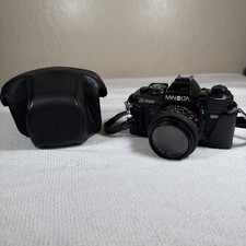 Minolta X-700 SLR MPS Camera w/ 50mm 1:1.7 Lens Strap Tested