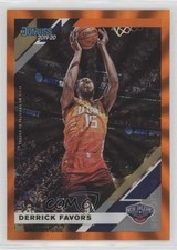 2019-20 Panini Donruss Holo Orange Laser Derrick Favors #192 10ox