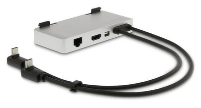 LMP USB-C Attach Dock ProStand 4K 7 Port, silber