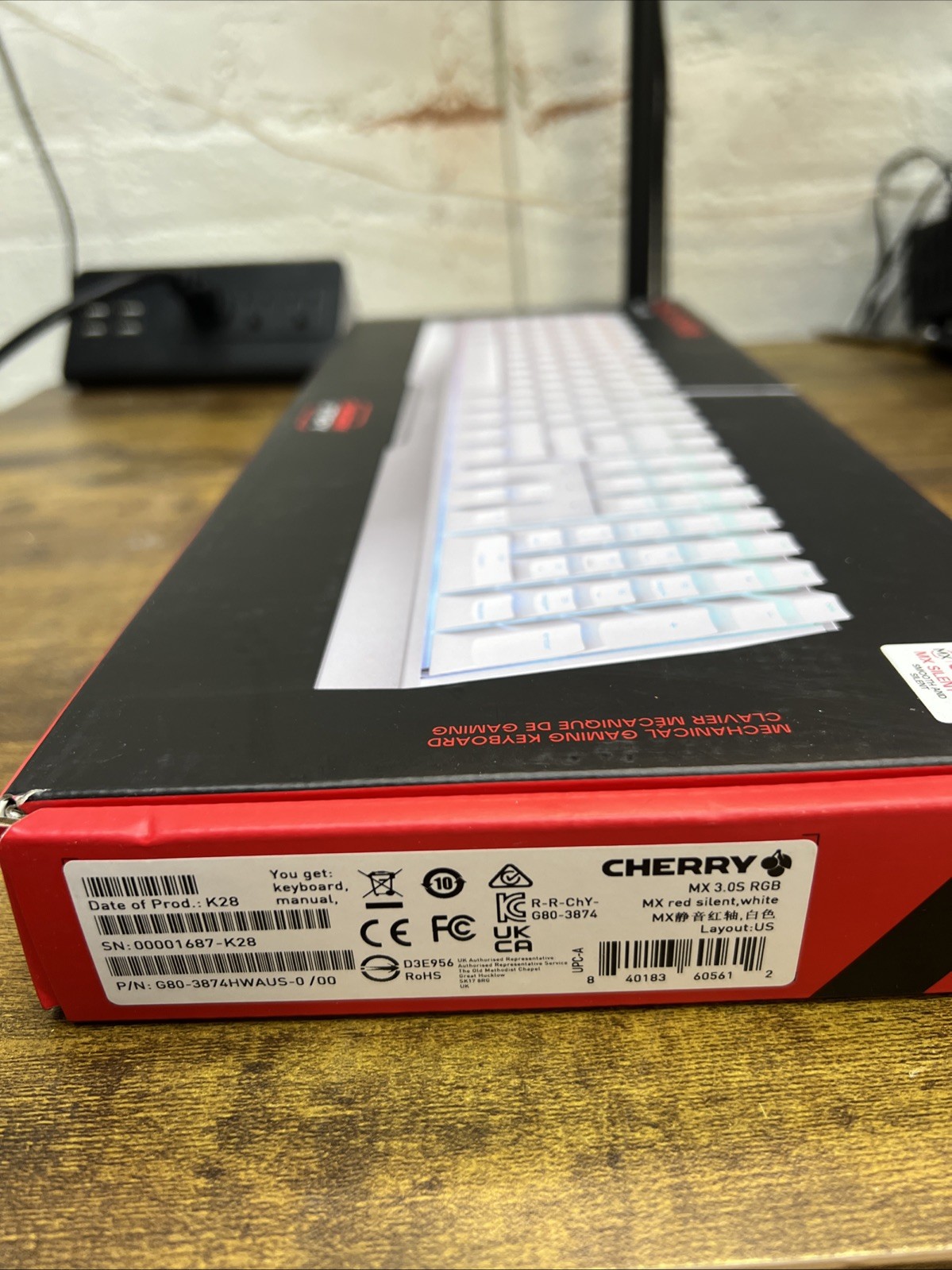 Cherry MX 3.0S, Wired Mechanical , Aluminum MX Red Switches 11