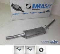Imasaf Auspuff Msd, Mitteltopf für Alfa Alfetta 1.6/1.8