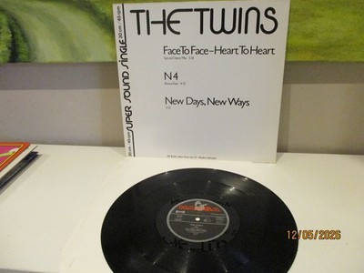 The Twins Face to Face LP Vinyl Maxi Schallplatte Electr. VG bis VG+Twins1