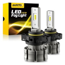 AUXITO 5202 H16 LED Fog Light Bulb Conversion Kit White 80W 6000LM Super Bright