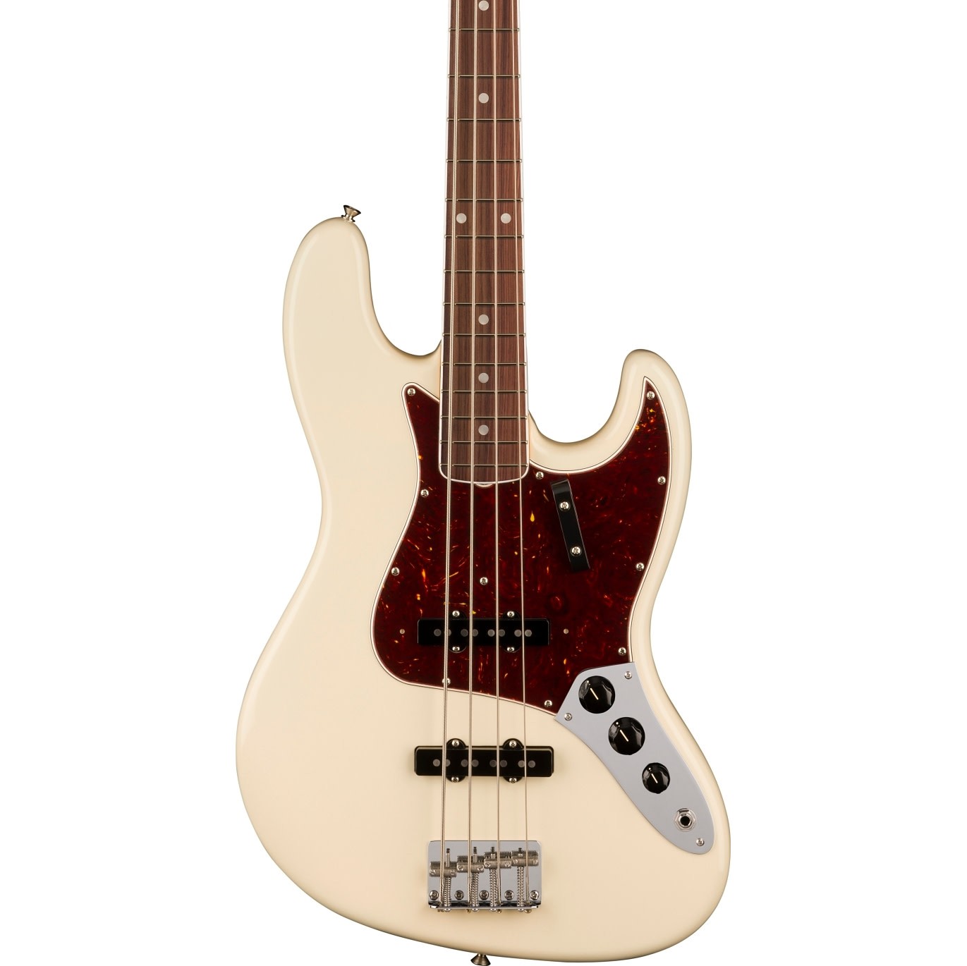 Fender American Vintage II 1966 Jazz Bass 4-String Bass Guitar Olympic White 432190₽