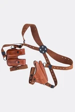 Bianchi Model X16 Agent Shoulder Holster System For 1911 Right Hand Tan 1029093