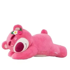 40CM Toy Story Lotso Cute Bear Strawberry Sofa Sleep Plush Pillow Stuffed NEW