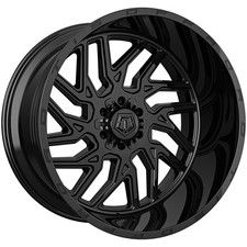 Tis 544b 22x12 6x1356x5.5 -44mm Gloss Black Wheel Rim 22 Inch