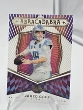 2024 Panini Illusions Jared Goff No 7 Abracadabra stardust Detroit Lions