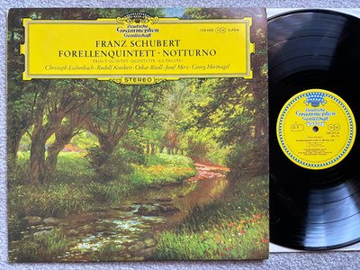 Schubert - Trout Quintet etc.- Eschenbach - DGG stereo LP 136 488 - Tulip
