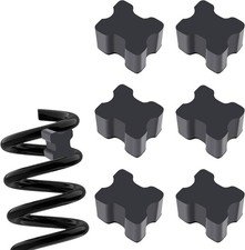 6PCS Car Coil Spring Spacers, Heavy Duty Rubber Coil Spring Booster for 1" to 1.