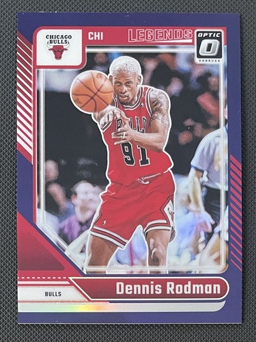 Dennis Rodman Legends Purple Prizm Bulls 2024-25 Panini Donruss Optic #241