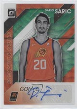 2019 Panini Donruss Optic Signature Series Green Wave Prizm Dario Saric Auto gh4