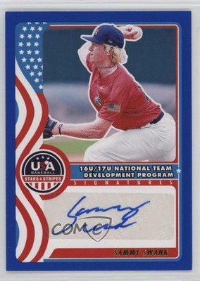 2025 Panini Stars and Stripes Team Sets /100 Sammy Swank #NTS-SS Auto 0kz8