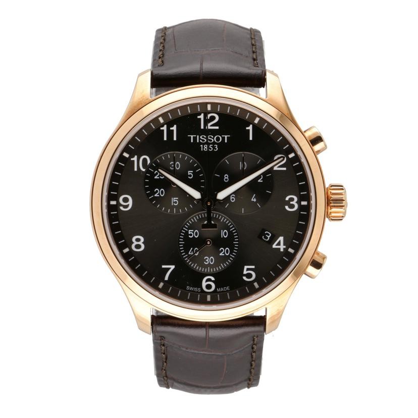 TISSOT Chrono XL Classic T116617A Men's Quartz SS Black 45mm