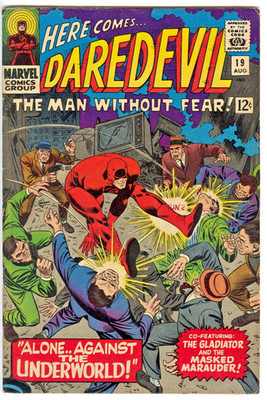 Daredevil #19  1966,  2nd Appearance of the Gladiator  FN+ 6.5