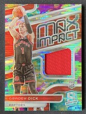 Gradey Dick 2023-24 Panini Spectra Max Impact Jersey Celestial RC /99 #MI-GDI