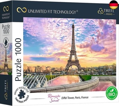 Trefl Prime - Uft-Puzzle Romantic Sunset: Eiffel Tower, Paris, France - 1000