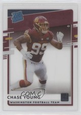 2020 Panini Chronicles Clearly Donruss Rated Rookie Chase Young #RR-CY 1t6s