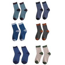 1 Pair Mens Winter Cushions Socks Geothermal Warm Socks Crew Socks Hiking Sock