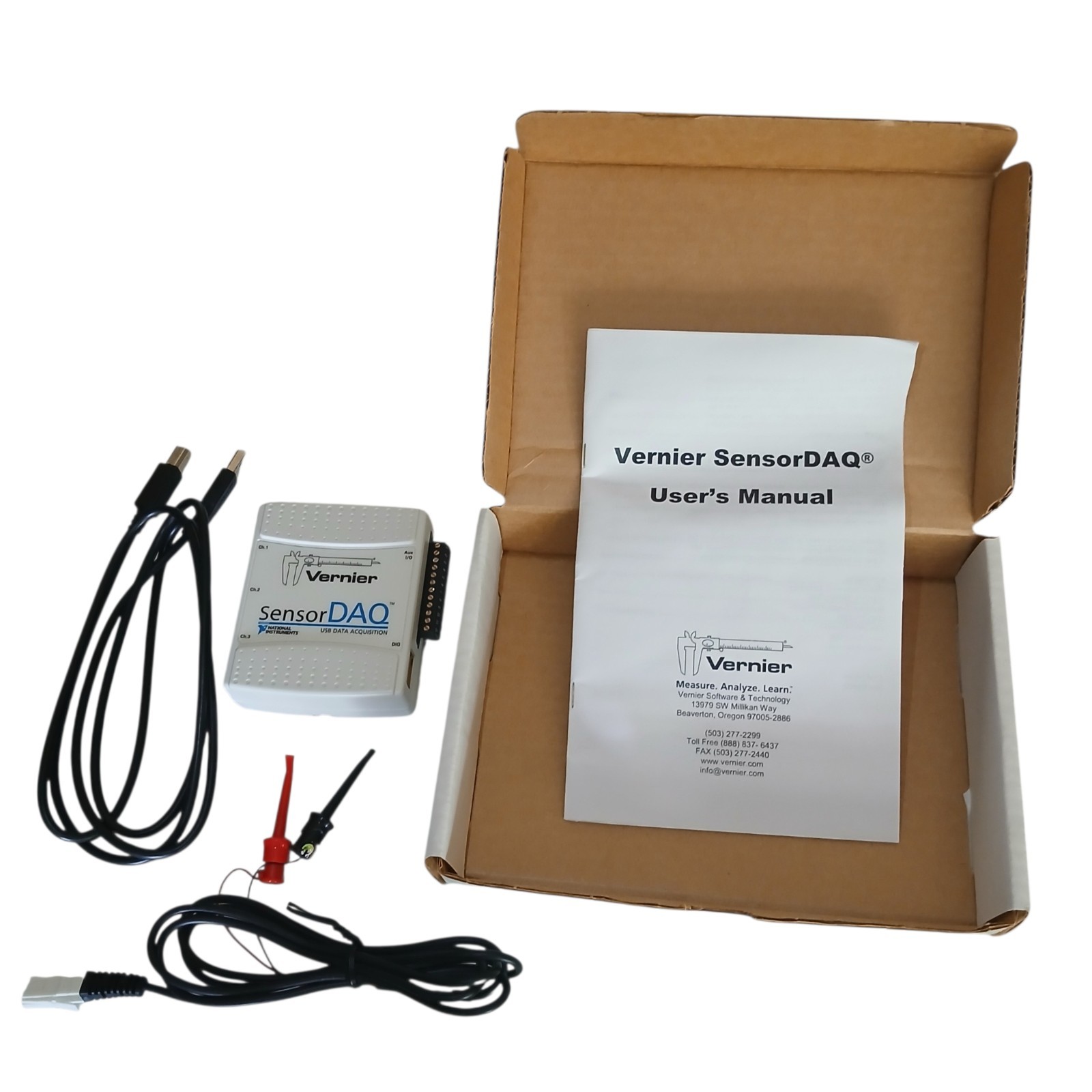 Vernier SensorDAQ USB DAQ NI LabVIEW myDAQ Robotics Data Acquisition SDAQ