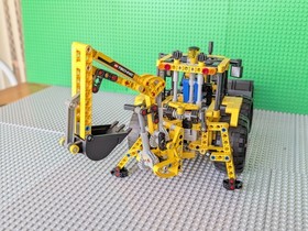 LEGO TECHNIC: Backhoe Loader (8069) - Used - Complete With Manual 