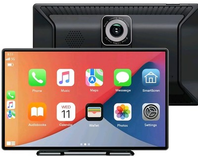 LAMTTO 9'' Wireless CarPlay & Android Auto Touch Screen w Camera HVIN-RC07