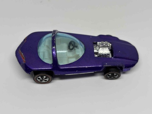 Hot Wheels Redline Purple Silhouette Purple Beatnik Bandit & Red Python 1967 Auto - Bild 23 von 24