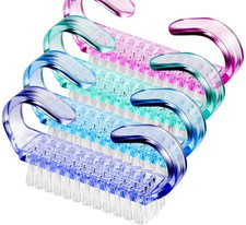 Nail Brushes Mix Color Nail Hand Scrubbing Cleaning Brush Dust Soft Cleaner