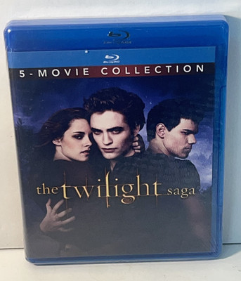 The Twilight Saga 5-Movie Collection (Blu-ray) Vampire Horror New Complete