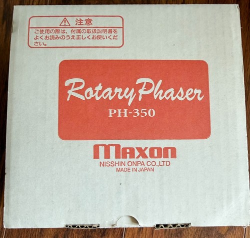 Maxon Rotary Phaser PH-350 Guitar Effects Pedal w/ Original Box & Power Supply