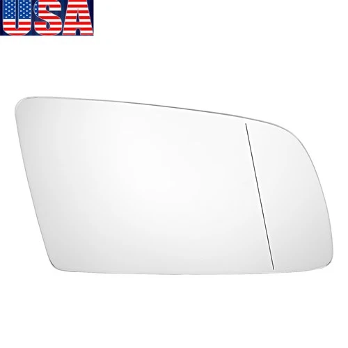 Right RH Side Door Mirror Glass w/ Backing Heated For 03-10 Side Mirror */