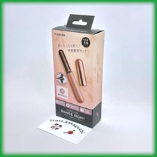 Koizumi KHR-6430/N Airplane Safe Cordless Hair Iron Plus Pink Gold Rechargeable