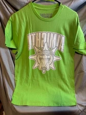 Glo Gang  Almighty Glo Tee Lime/White Size M New