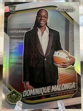 2025 Panini WNBA Prizm Dominique Malonga #144 Silver Storm