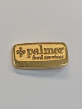 Palmer Food Services Lapel Pin Wholesaler Monroe County New York Gold Color