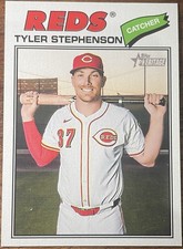 Short Print -  Topps Heritage Tyler Stephenson #138 Reds 2026 Baseball