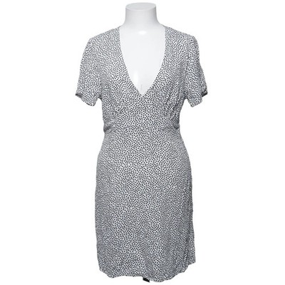 Glassons, Kleid, Größe: 38, Weiß/Schwarz, Viskose, Gepunktet, Damen #6i3
