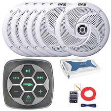 Metra Marine 3-Zone with Controller, 6x 8'' 320W Speakers, 6-Channel Amp, Kit