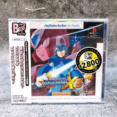 Playstation Rockman X6 the Best Mega Man PS1 Capcom Sony Game Sealed New