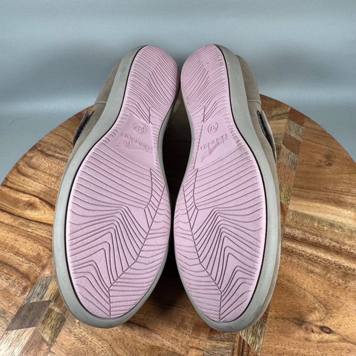 Dansko Kendra Women's Taupe Suede Mary Jane Comfort Shoes Size EU 37 US 6.5-7 View 6