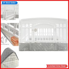 Dog Playpen Bottom Pad 36 Inch 4 Panel Mat Waterproof Washable Non Slip Gray