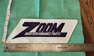 Vintage Zoom High Performance Parts Racing Back patch USA Only