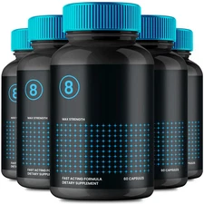 (5 Pack) Performer 8 for Men Enhancement Pills Supplement Performer8 Perform
